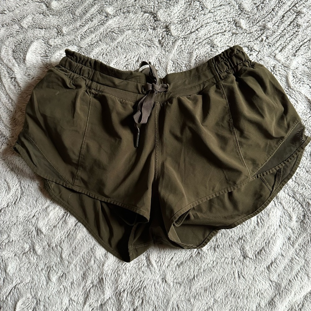 Lululemon Olive Green Shorts